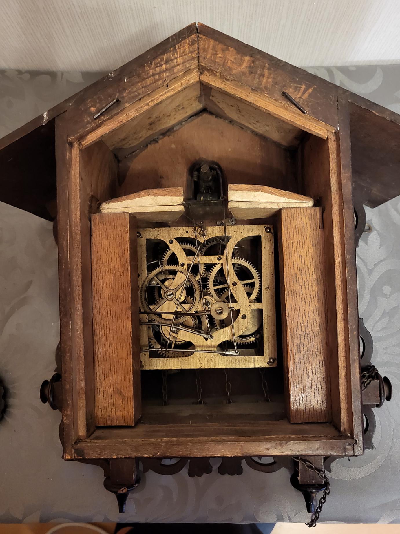 【美品】ドイツ製　クックリーノ シュヴァルツヴァルド　振り子時計　カッコー時計 美品】ドイツ製 クックリーノ シュヴァルツヴァルド 振り子時計