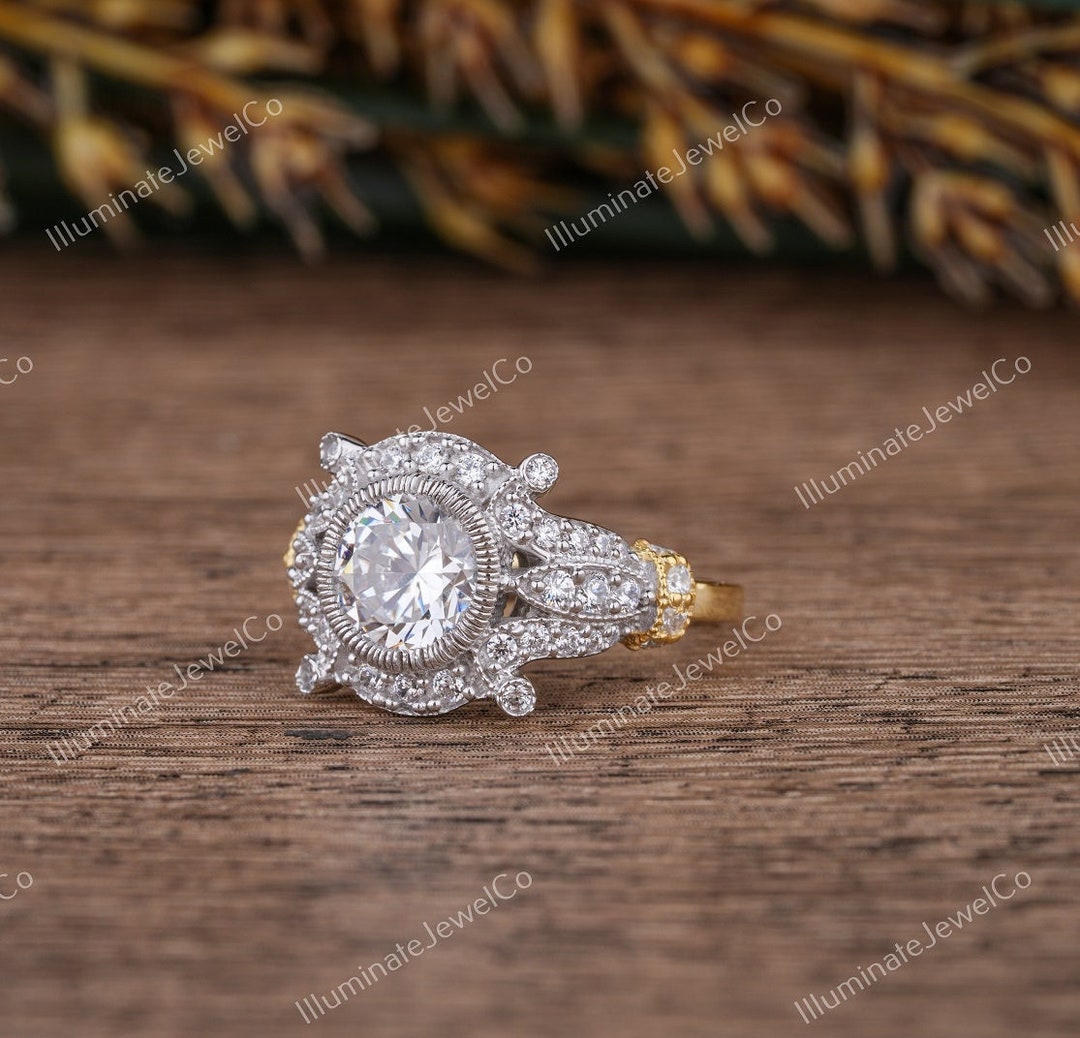 Old European Diamond Ring, Antique Edwardian Ring, Engagement Proposal ...