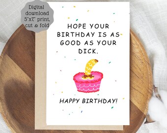Punny Birthday Card - Etsy