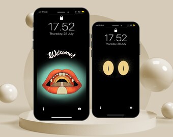 Black Aesthetic Wallpaper Lockscreen Etsy Sweden