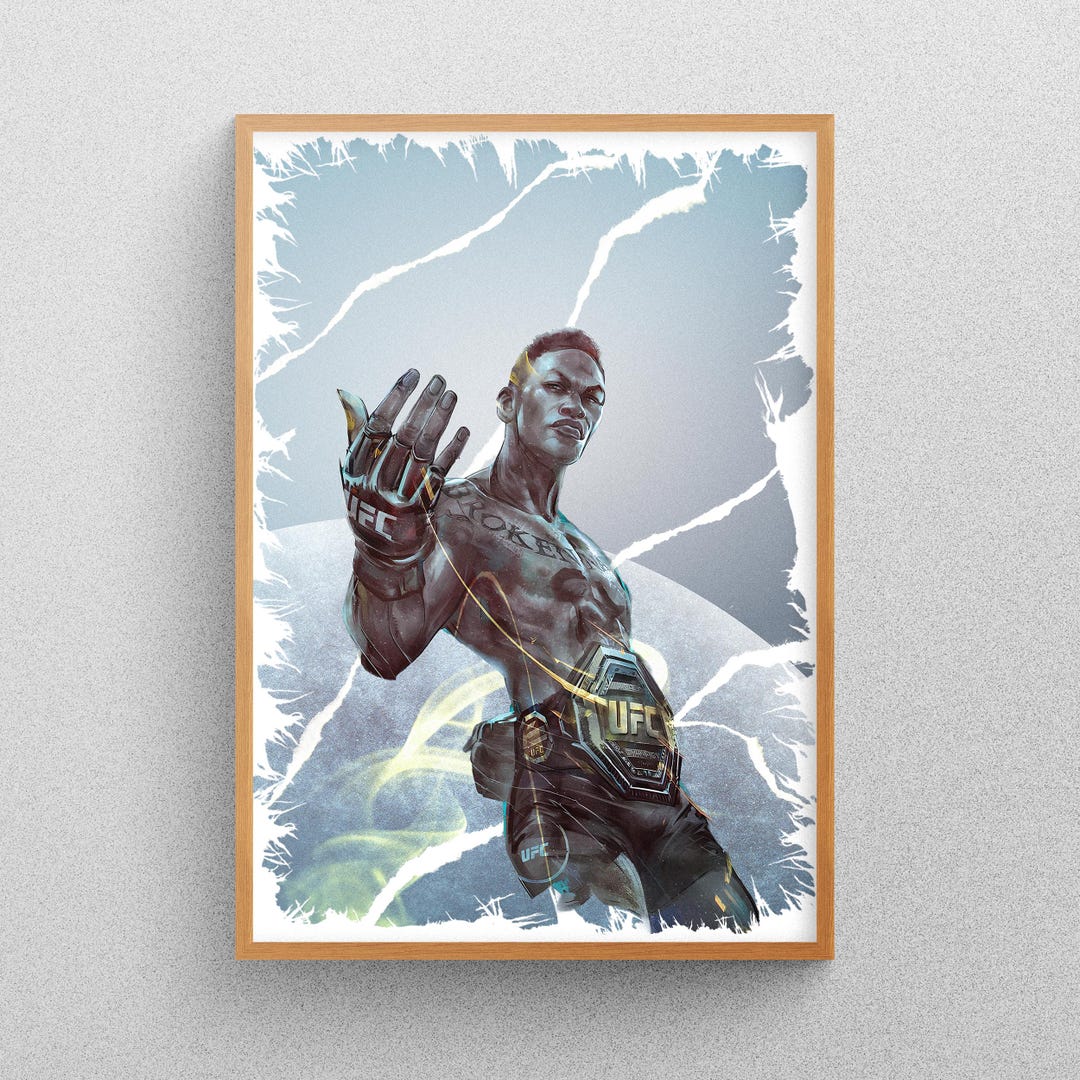 Stylebender Poster Israel Adesanya 'the Last Stylebender' MMA Poster: UFC Fighter Art ...