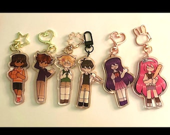 Double Sided OMORI Original Keychains/Charms!