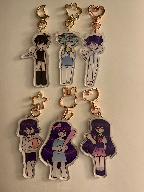 Omori Double-Sided Smol Phone Charms