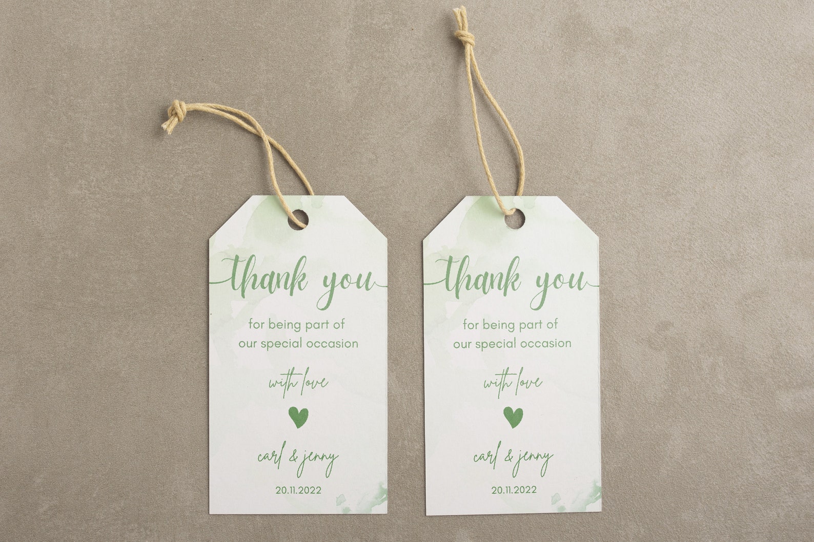 Printable Thank You Tag Template Printable Custom Tag - Etsy