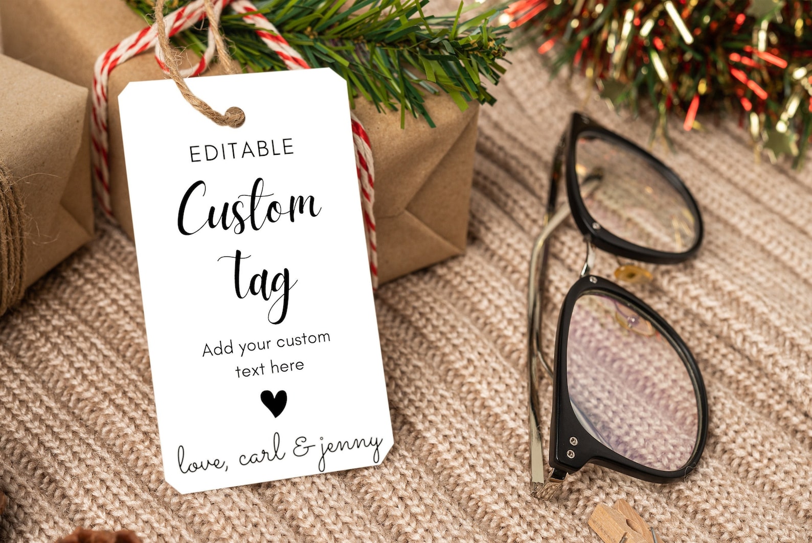 Printable Custom Tag Template Printable Thank You Tag - Etsy