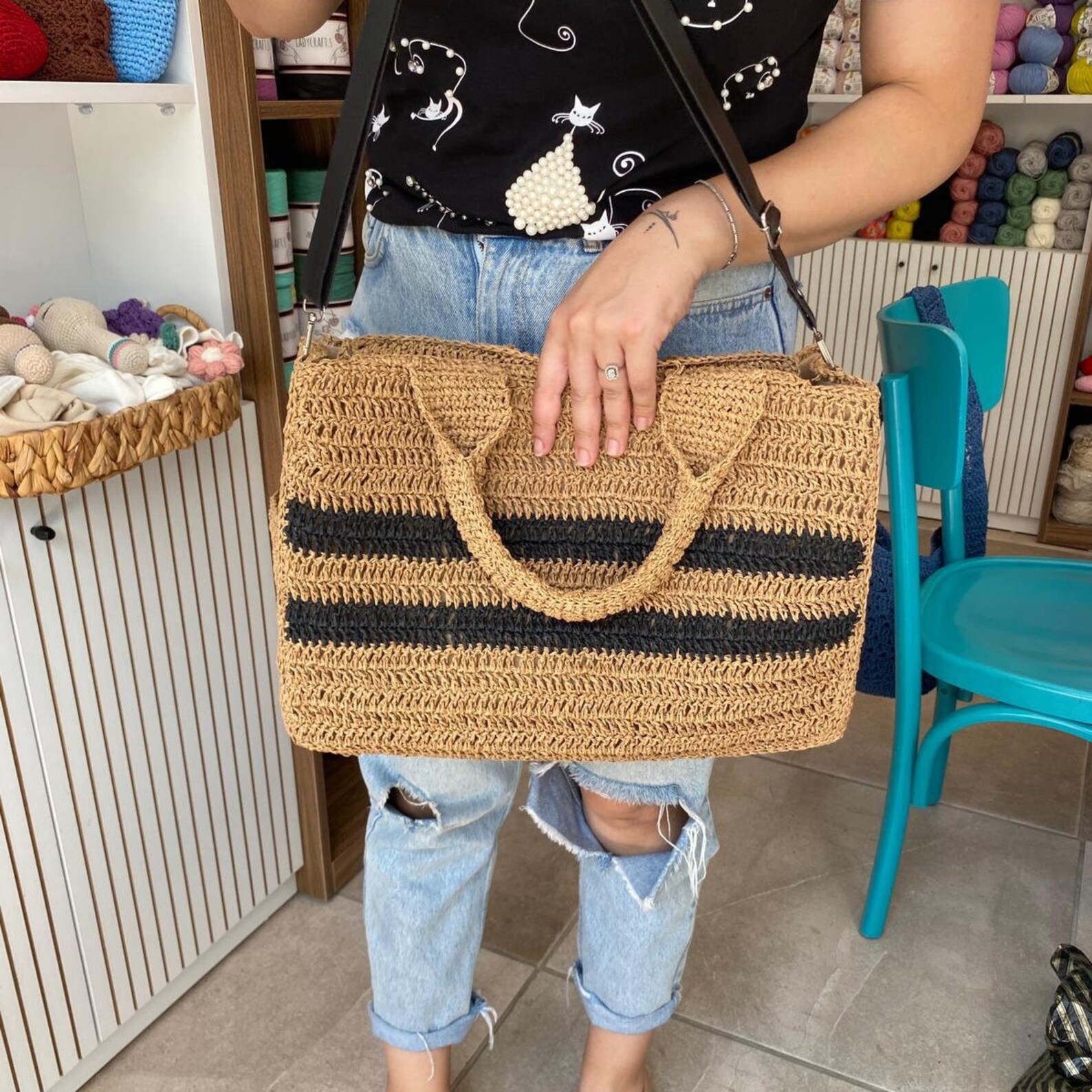 Paper Rope Bag,large Bag,summer Bag,laptop Bag,office Bag,business Bag ...