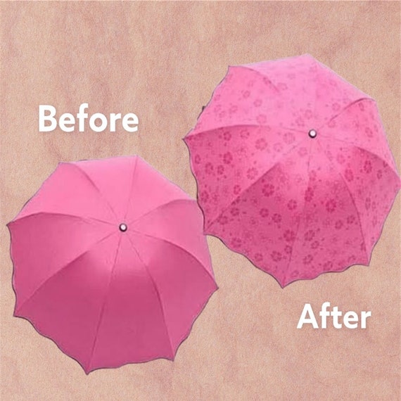 Magic Umbrella With Sun Uv Protection Easy to Carry Compact Etsy