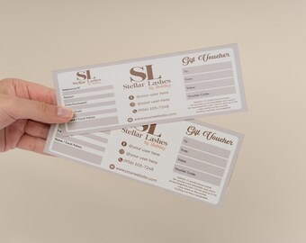Anpassat presentkort | Tryckta presentkort | Anpassat presentkort för företag | Personlig present, gåva för högtider eller kunder | Presentkort med logotyp