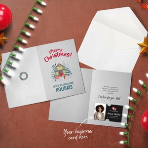 Saudações de Natal para corretores de imóveis | Cartões festivos de imóveis | Cartões alegres para corretores de imóveis | Cartões festivos de imóveis | Cartões de felicitações de Natal | Corretor de imóveis