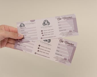 Anpassat presentkort | Tryckta presentkort | Anpassat presentkort för företag | Personlig present, gåva för högtider eller kunder | Presentkort med logotyp