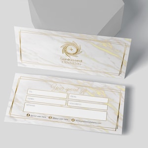 Vale-presente personalizado de luxo | Vales-presente impressos | Vale-presente para empresas | Presente pessoal, de feriado ou para clientes | Vales-presente com logotipo