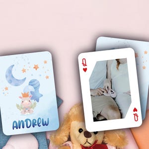 Alternative au livre d'or pour baby shower RUSH | de jeu de cartes photo personnalisées | Livre d'or personnalisé | Baby Shower Laissez un message pour bébé