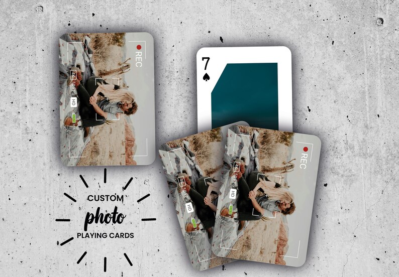 RUSH Custom Wedding Guestbook Guest Book Playing Cards Guest Book