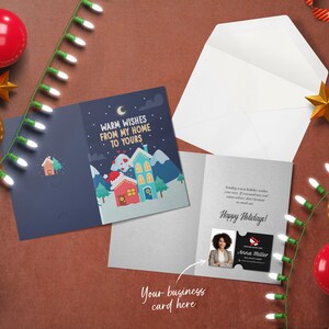 Saudações de Natal para corretores de imóveis | Cartões festivos de imóveis | Cartões alegres para corretores de imóveis | Cartões festivos de imóveis | Cartões de felicitações de Natal | Corretor de imóveis