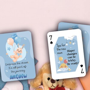 Alternative au livre d'or pour baby shower RUSH | de jeu de cartes photo personnalisées | Livre d'or personnalisé | Baby Shower Laissez un message pour bébé
