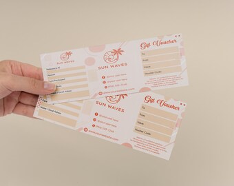 Anpassat presentkort | Tryckta presentkort | Anpassat presentkort för företag | Personlig present, gåva för högtider eller kunder | Presentkort med logotyp