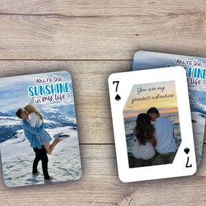 Deck personnalisé pour amoureux RUSH | Cadeau personnalisé | Cartes à jouer personnalisées | Cartes d'image personnalisées | Jeu de récompenses romantique | Cartes de coupon d'amour