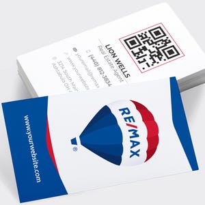 Remax-visitekaartjes | Visitekaartjes zacht gelamineerd | Vastgoedvisitekaartje | Promotionele visitekaartjes voor makelaars