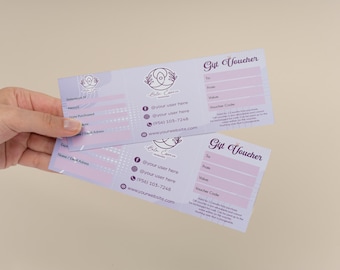 Anpassat presentkort | Tryckta presentkort | Anpassat presentkort för företag | Personlig present, gåva för högtider eller kunder | Presentkort med logotyp