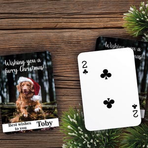 RUSH Marry Christmas Cartes à jouer | Cadeau personnalisé | Cartes personnalisées | Joyeux Noël | Fête des Fêtes Cartes à jouer personnalisées