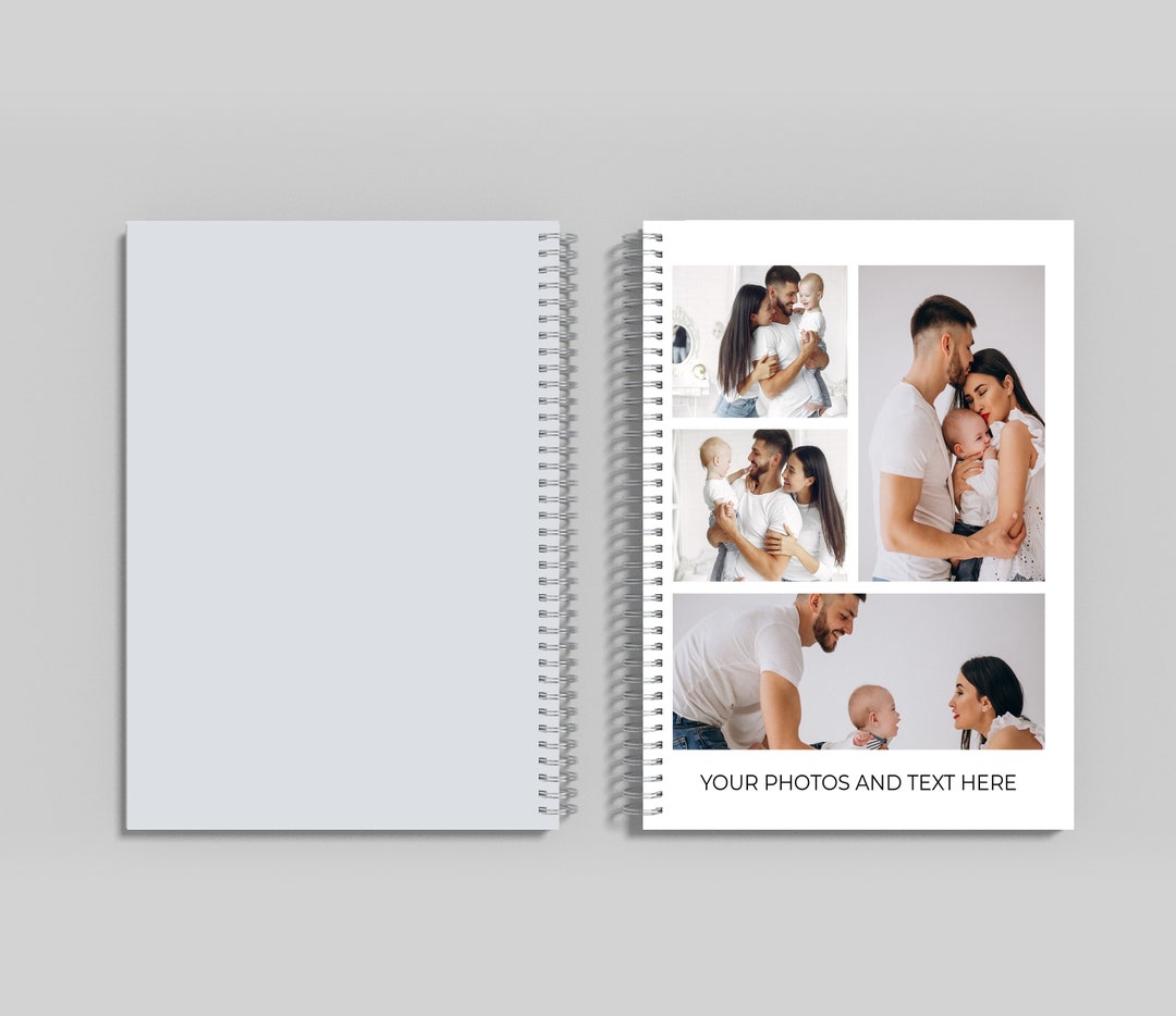 Family Spiral Notebook Personalized Notebook Gift for Her Gift for Him Personalized Gifts Etsy