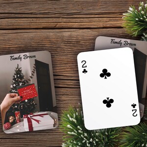RUSH Marry Christmas Cartes à jouer | Cadeau personnalisé | Cartes personnalisées | Joyeux Noël | Fête des Fêtes Cartes à jouer personnalisées