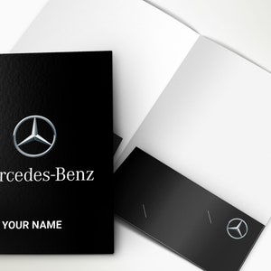 Autodealers aangepaste presentatiemappen, 9 x 12, met vakken, marketing voor dealers