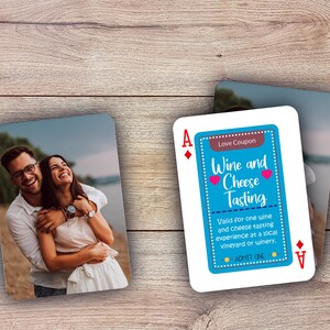 RUSH cartes personnalisées d'aventure d'amour | Cadeau personnalisé | Cartes personnalisées | Cartes d'image personnalisées | Jeu de récompenses romantique | Cartes de coupon d'amour