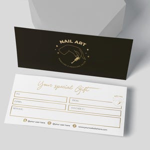 Vale-presente personalizado de luxo | Vales-presente impressos | Vale-presente para empresas | Presente pessoal, de feriado ou para clientes | Vales-presente com logotipo