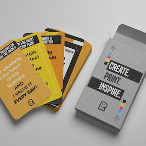 Cartes de devis d'entreprise personnalisées | Motivation de l'équipe | Affirmations de bureau personnalisées pour les collègues, les clients ou le personnel | Cadeaux d'affaires et devis