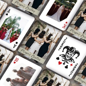 Cartes à jouer de demoiselle d'honneur RUSH | Serez-vous ma demoiselle d'honneur | Idée cadeau de proposition |  Cartes à jouer avec photos personnalisées Demoiselle d'honneur personnalisée
