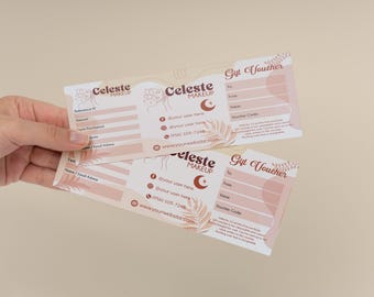 Anpassat presentkort | Tryckta presentkort | Anpassat presentkort för företag | Personlig present, gåva för högtider eller kunder | Presentkort med logotyp