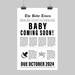 Printed Folded Newspaper Baby Shower Program Printable Baby Shower ...