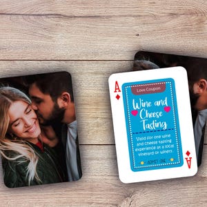 RUSH cartes personnalisées d'aventure d'amour | Cadeau personnalisé | Cartes personnalisées | Cartes d'image personnalisées | Jeu de récompenses romantique | Cartes de coupon d'amour