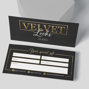 Vale-presente personalizado de luxo | Vales-presente impressos | Vale-presente para empresas | Presente pessoal, de feriado ou para clientes | Vales-presente com logotipo