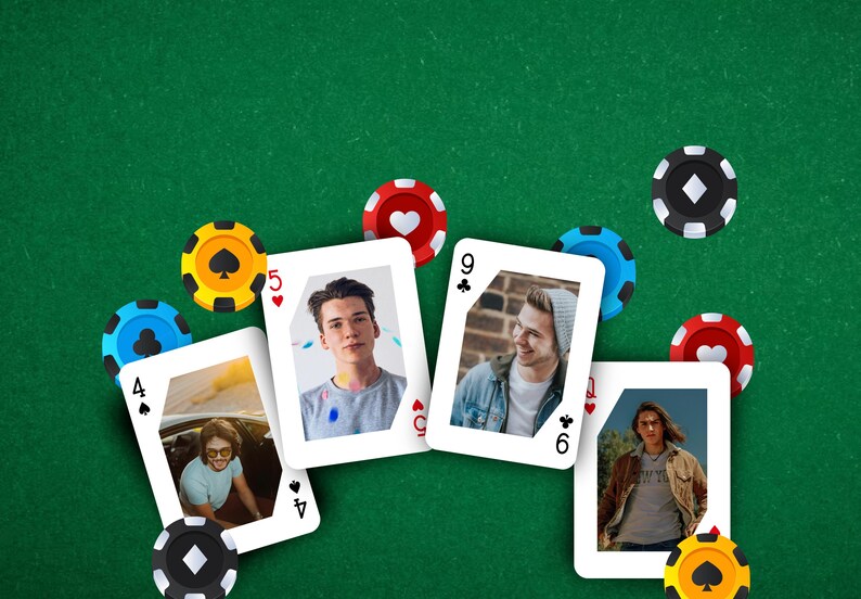 RUSH Personalized Playing Cards With Your Name Deck Custom Photo