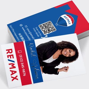 Remax luxe visitekaartjes bedrukken met 3D-FOLIE | Vastgoedvisitekaartje | Promotionele visitekaartjes voor makelaars | Remax Luxury-kaarten