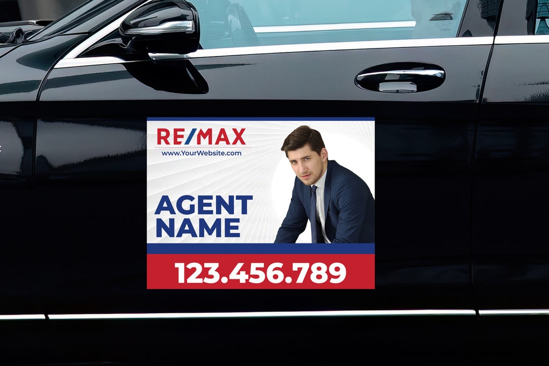 Remax Car Magnets | Custom Designed | Real Estate Signs | Magnetic ...