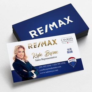 Remax luxe visitekaartjes bedrukken met 3D-FOLIE | Vastgoedvisitekaartje | Promotionele visitekaartjes voor makelaars | Remax Luxury-kaarten