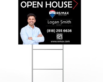 REMAX Real Estate Printable 6 Open House Signs Real Estate Marketing RE ...