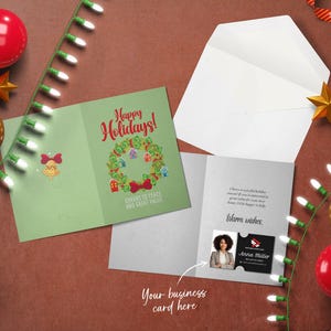Saudações de Natal para corretores de imóveis | Cartões festivos de imóveis | Cartões alegres para corretores de imóveis | Cartões festivos de imóveis | Cartões de felicitações de Natal | Corretor de imóveis