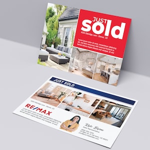 Cartão postal personalizado Remax acabado de vender com laminação de veludo 003