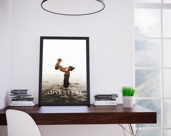 Gedruckter benutzerdefinierter Posterdruck | Produktion am nächsten Tag | Personalisiertes Poster | Familienfoto-Poster | Hochzeitsposter | Fotodruck