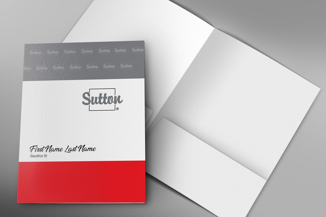 Sutton Custom Presentation Folder Velvet Laminating With Your Logo Soft