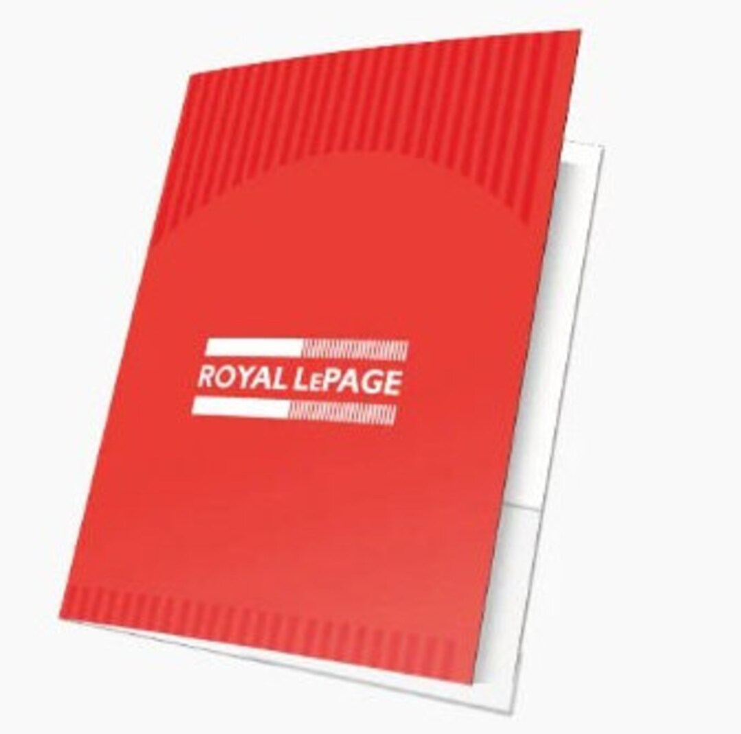 Royal Lepage Custom Presentation Folder Printing With Soft Etsy