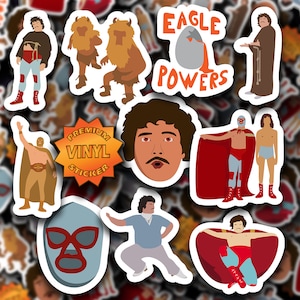 Nacho Libre Sticker 10 Pack. Perfect Gift For Jack Black Lover.