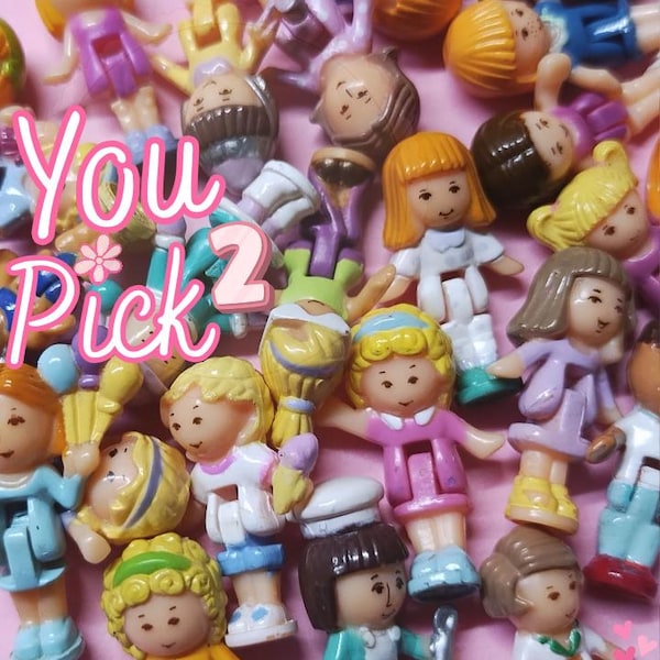90's Bluebird Polly Pocket Replacement Dolls 2 - Sold Individually - Choose One