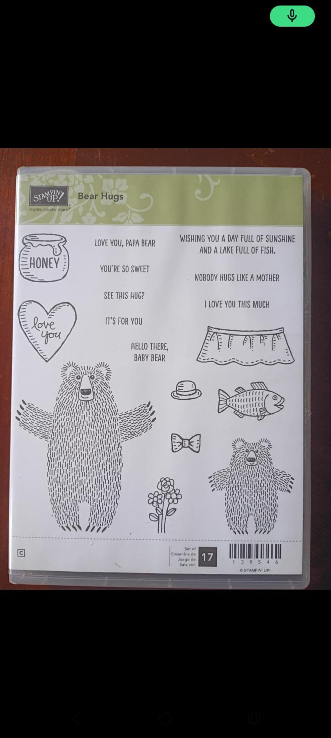 Stampin' Up! Bear Hugs Stamp Set - Card Making - Etsy