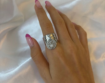 Silver Perléa ring