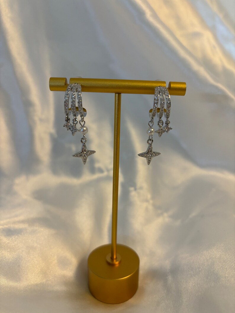 Starly silver earrings image 2